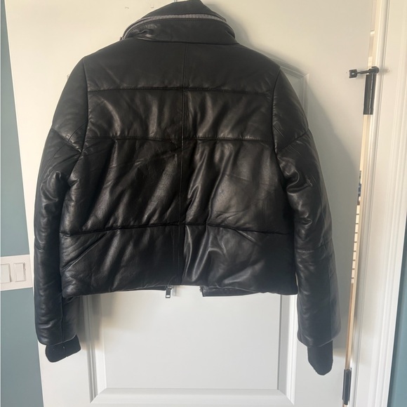 Walter Baker Black Puffer Jacket - Picture 2 of 8